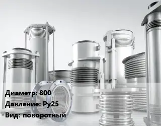 Компенсатор 800 Ру25 поворотный